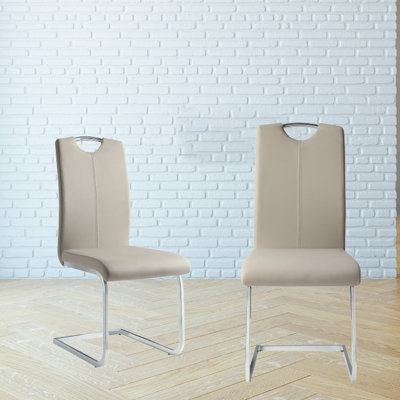 Tywone 19.5'' H Faux Leather Upholstered Side Chair