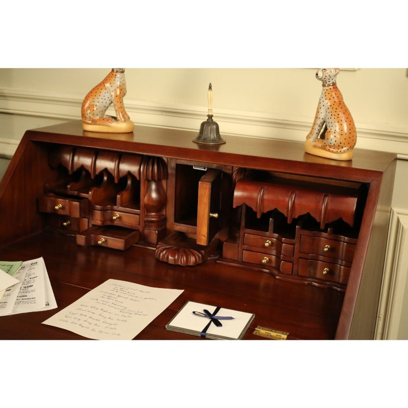 Solid Wood Secretary Desk