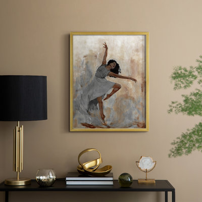 Beautiful Dancer II, reproduction encadrée - bois massif