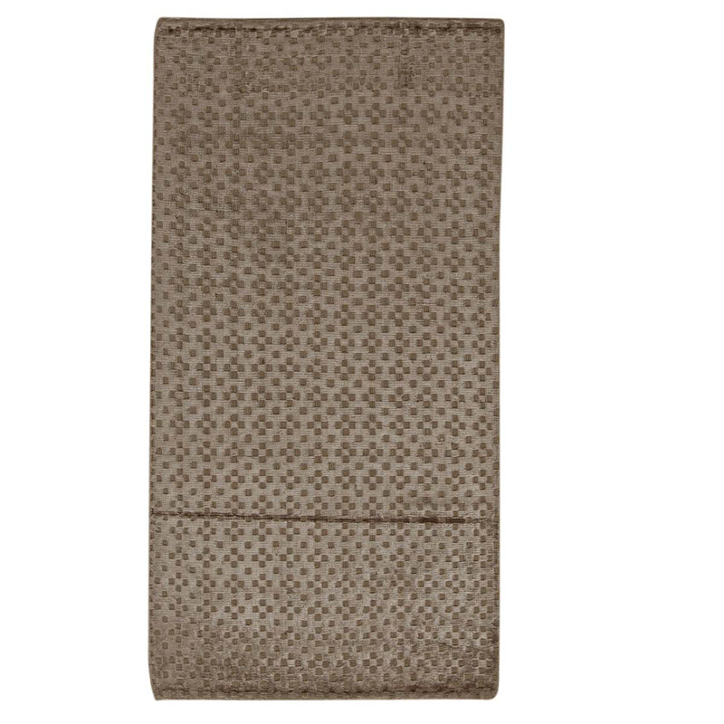 Geometric Area Rug in Brown
