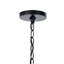 Luminaire suspendu noir 4 lumières Crosby