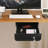 Under Desk Pull-Out Drawer Lockable Sliding Storage Drawer Under Desk Drawer