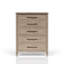 Commode 5 tiroirs finition sable