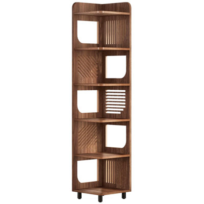 Stylish DesignStorage Rack,Vintage Corner Shelf,Bookshelf Display Shelf