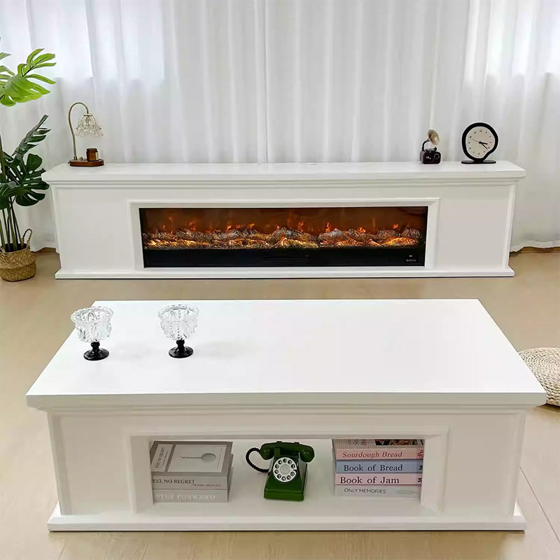 Table basse ouverte pour un rangement efficace