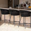 Fabiano Metal Outdoor 69.5cm Bar Stool with Cushion-1359002055