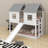 Twin Over Twin House Bunk Bed With Slide