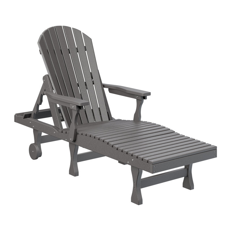 Berlin Gardens Comfo Back Chaise Lounge, Smoke Gray