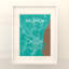 Valencia, carte de la ville, impression-1358247810-1358247820