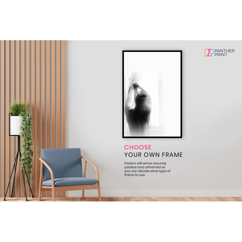Nude Black And White Abstract - No Frame Print, 31cm H x 20cm W