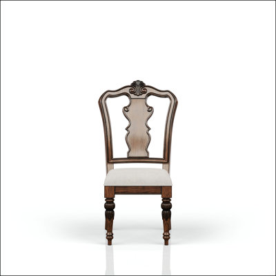 Chaise d'appoint en acajou traditionnel