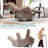 Upholstered Heated Massage Chair-1547293861