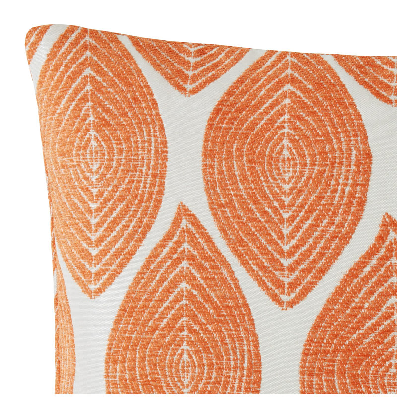 Demian Chenille Cushion Cover, Cantaloupe