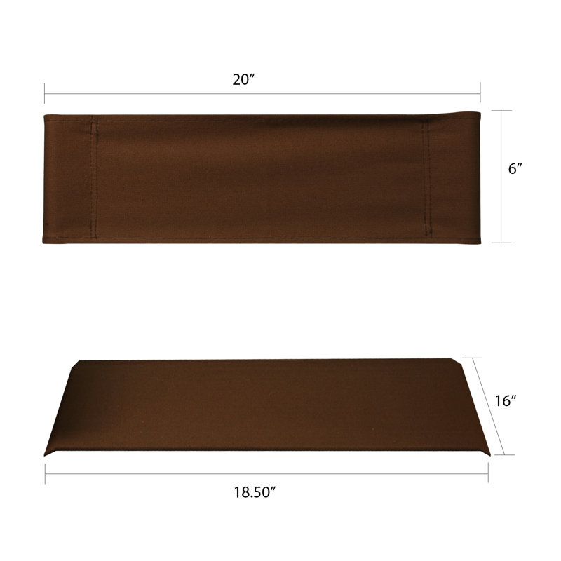 Somer Folding Director Chair Replacement Canvas, Brown