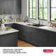 DELTA Everest™ 30" L Granite Composite Workstation Kitchen Sink Drop-In Top Mount Single Bowl with WorkFlow™ Ledge