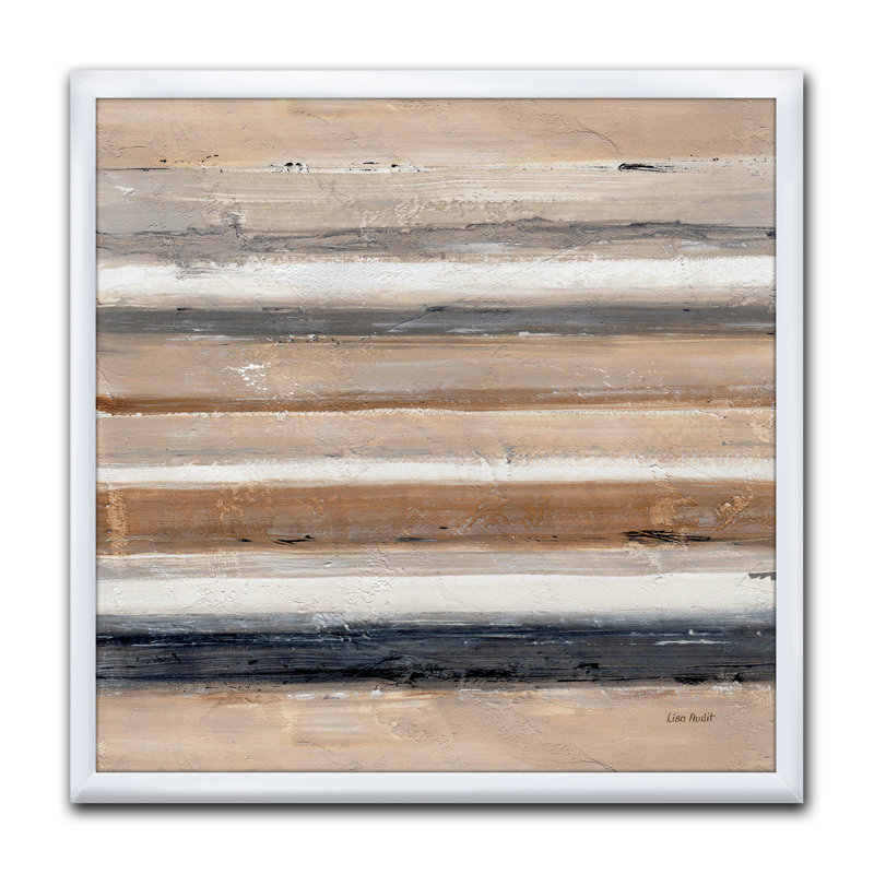 « geometric circle natural balance natural », reproduction d’image sur toile, Cadre blanc, H 30 po x l 30 po x P 1 po