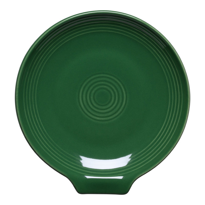 Fiesta Extra Large Spoon Rest 7 Inch, Jade