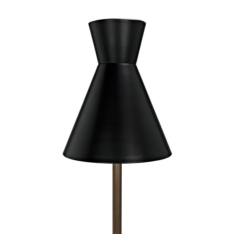 Lampe sur pied à tête pensante