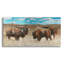  «Bison Herd 2» par Cindy Jacobs, art mural en verre acrylique, 24 po x 12 po-230991017