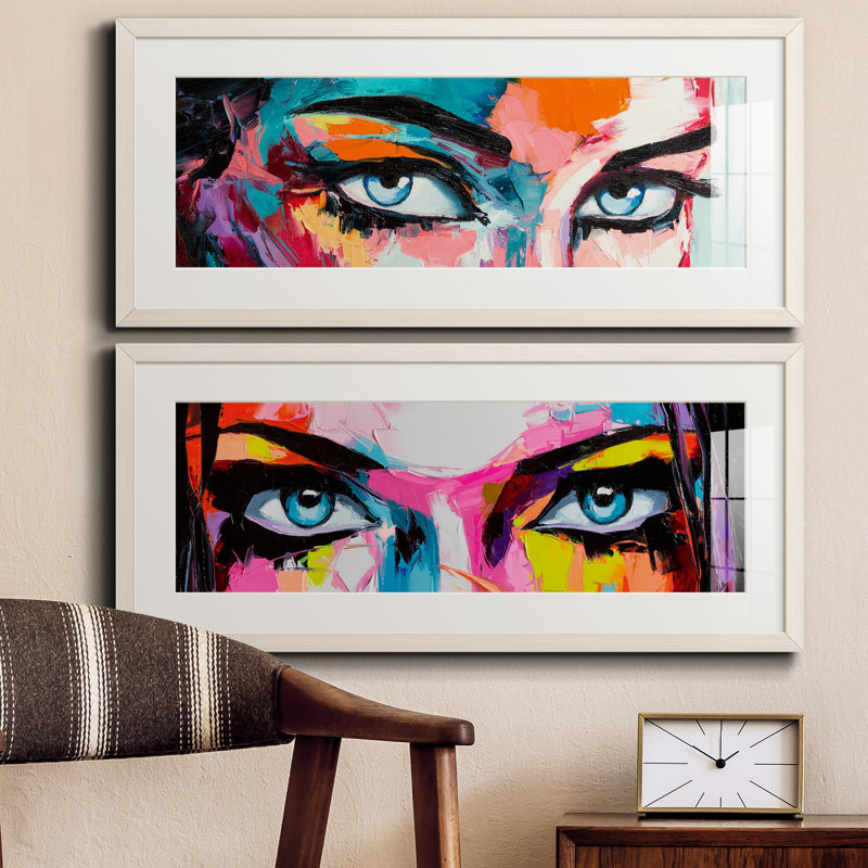 Cadre photo, ensemble d'impressions sur papier, Blanc