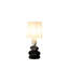 Lampe de table empilable en métal