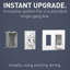 Chargeur sans fil Legrand Radiant, blanc