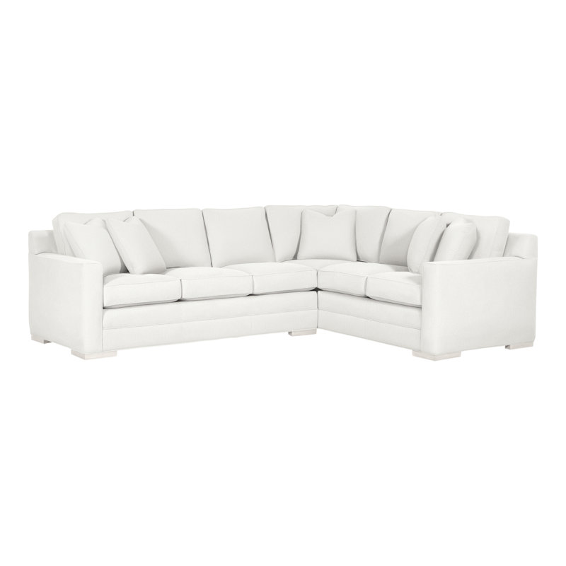 American Bungalow 2-Piece Summerton L-Sectional, Tommy Snow, Casa Blanca