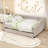 2 Drawers Upholstered Full Daybed with Sturdy Slats Support-1174865769