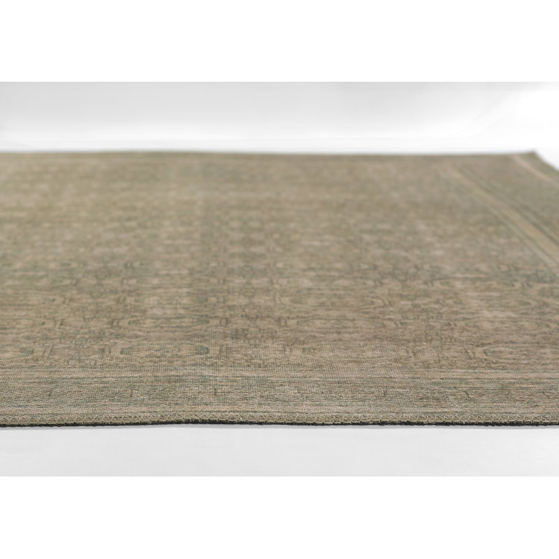 Erin Gates by Momeni Dorset Warren Polyester Green Area Rug, Rectangle 10' x 14'