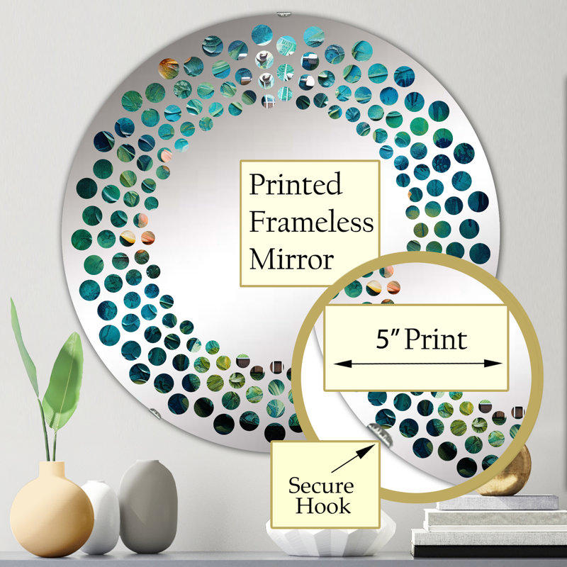Cresser Circle Mirror, 23.6" x 23.6"