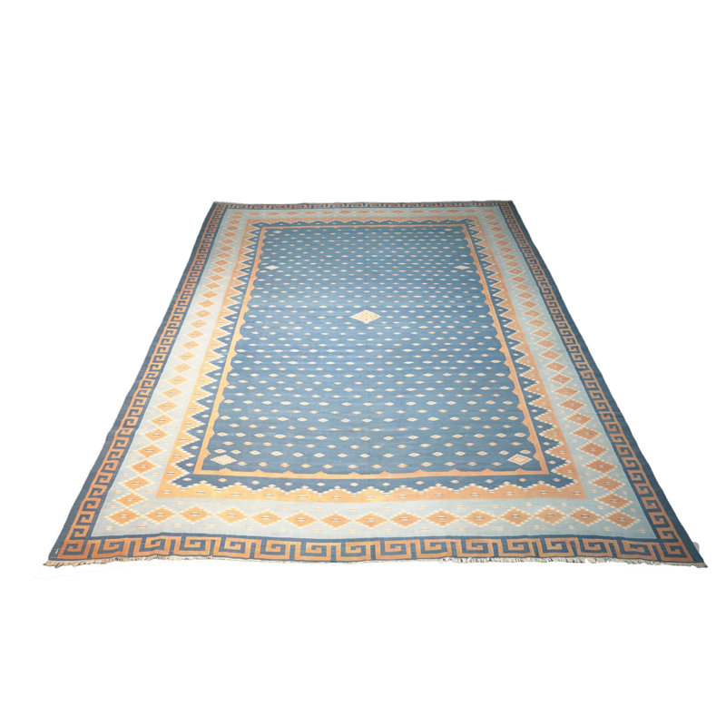 Dhurrie Hand Woven Wool Area Rug