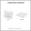 Ensemble de couette mini ivoire double / grand-119922380-119922381