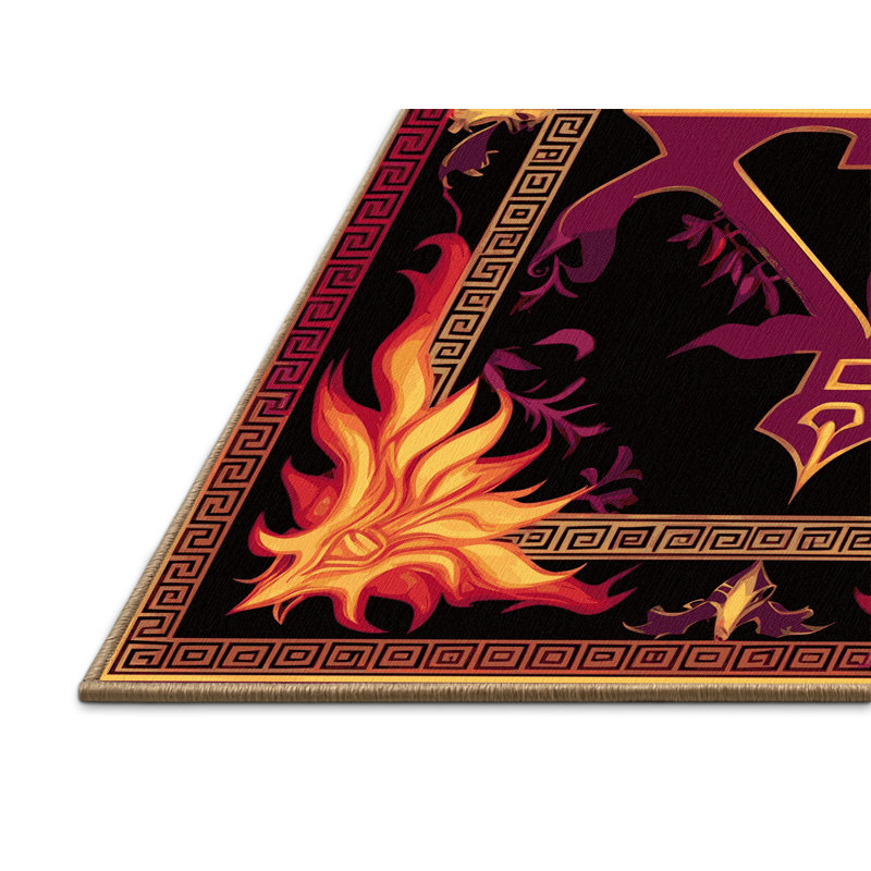 Ornamented Bloom Rug, Square 8'