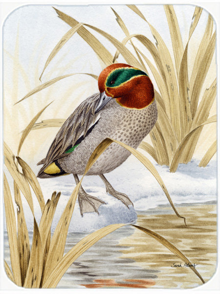 Caroline's Treasures Eurasian Duck Glass Cutting Board