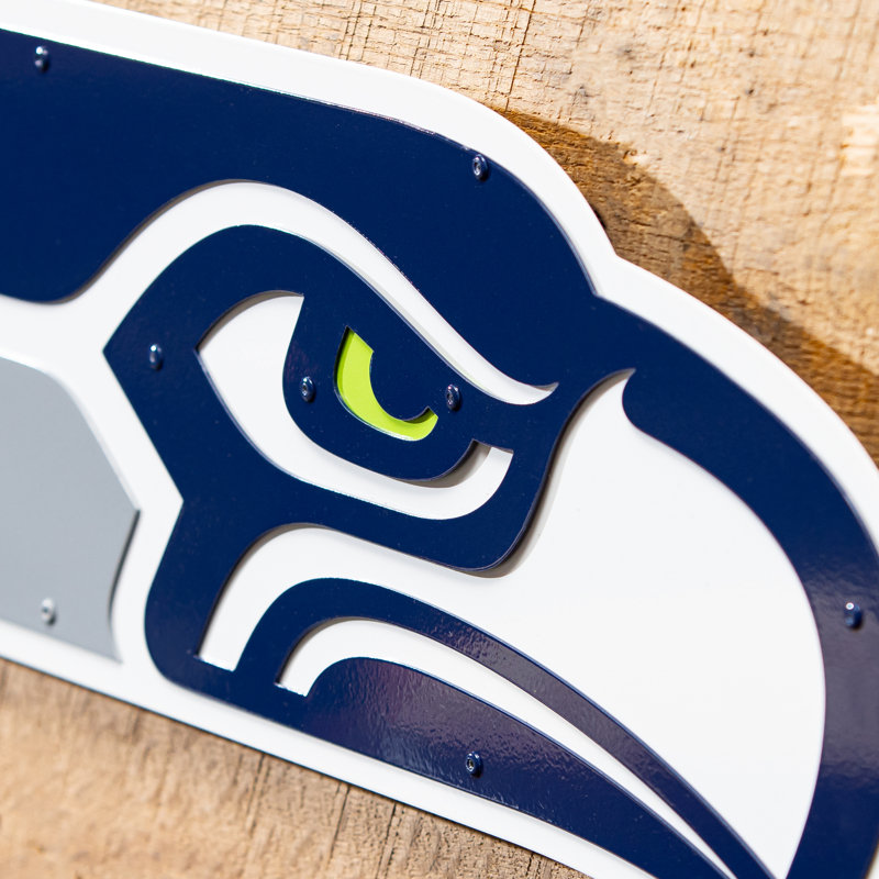 Seahawks de Seattle, art mural en métal superposé