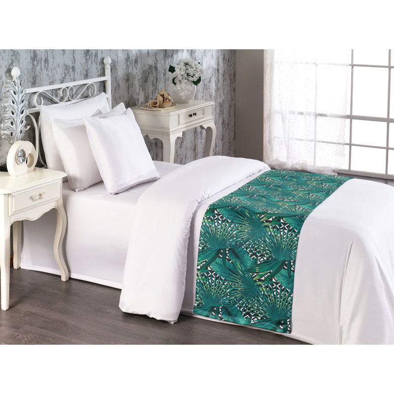 Foulard de lit Ambesonne Tropical, Lit simple