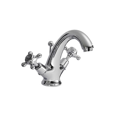 Solid Brass Mono Basin Mixer with Waste