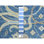 Tapis de couloir oriental large 3 "9" x 13 "3" bleu, saphir fin avec motif Heriz, teinture dense naturelle, doux et velouté, tapis de couloir oriental BDC2C8E1D72544D0857BD9A18219607E