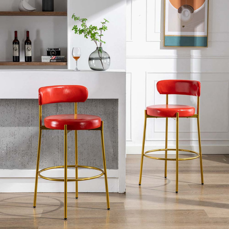 Tabouret Ehrinn, Rouge