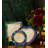 Cassiel Mosaic Round Frame, Lapis, Malachite