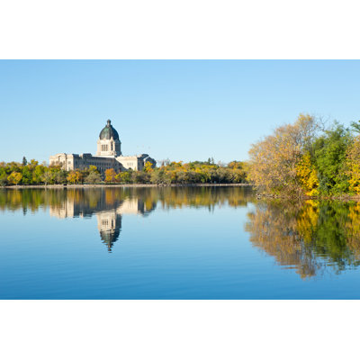 Ebern Designs Saskatchewan Legislative Building by Skyscapes - Wrapped Canvas Print