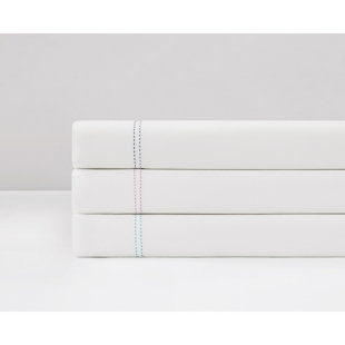Paire de taies d'oreiller en percale 100% coton Scout
