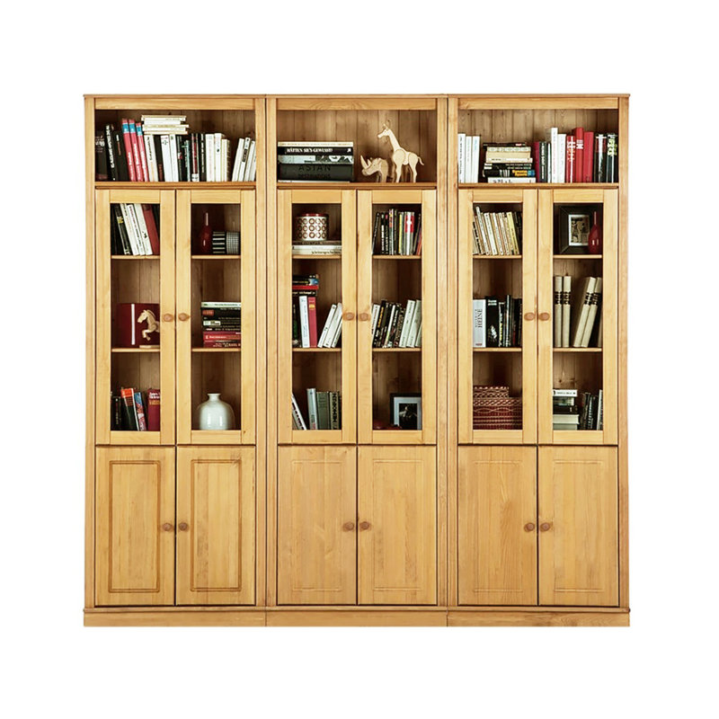 Delbis 223cm H x 222cm W Bookcase