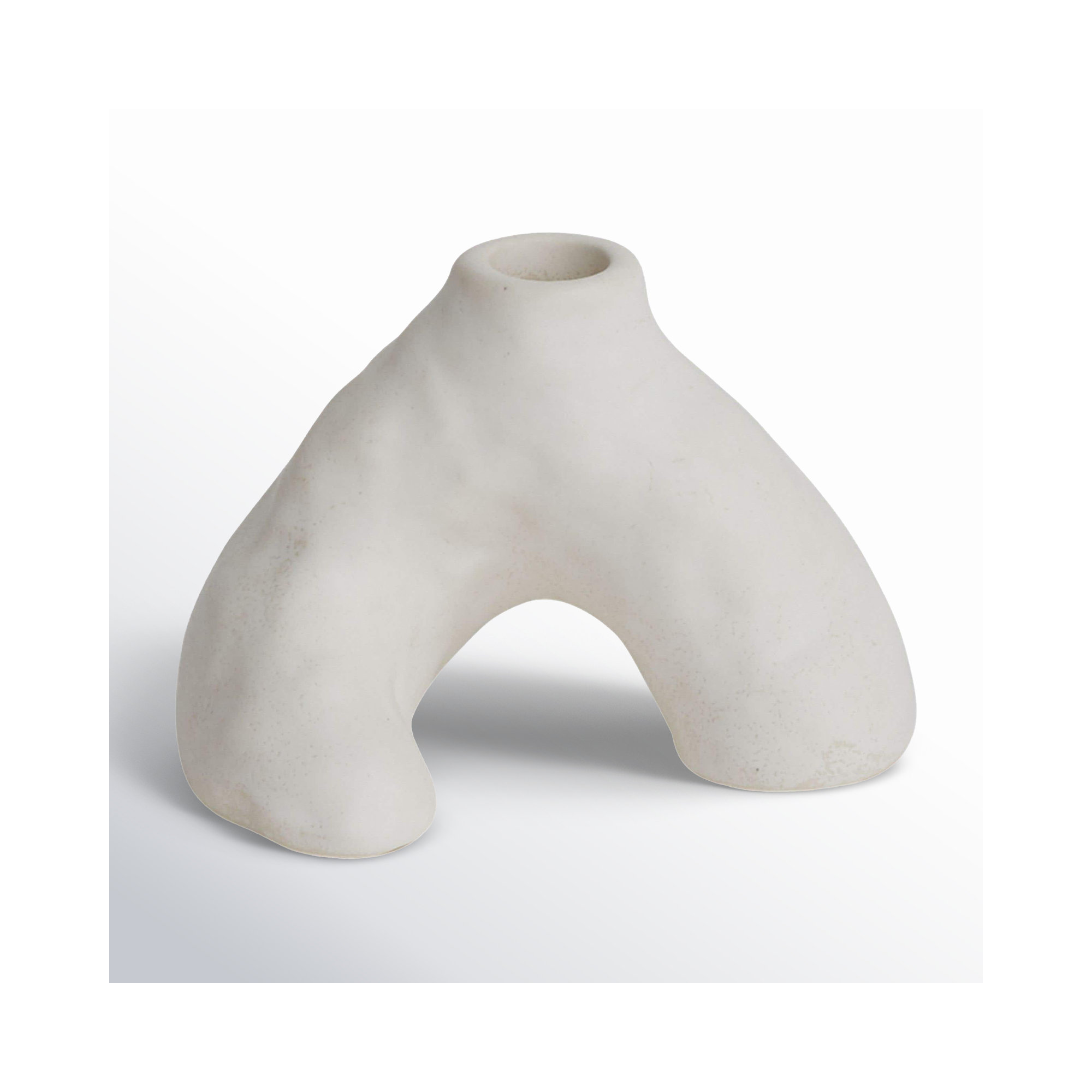 Baja Ceramic Tabletop Candlestick