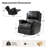 Bouton Traditional Genuine Leather Power Swivel Glider Recliner-2143018696
