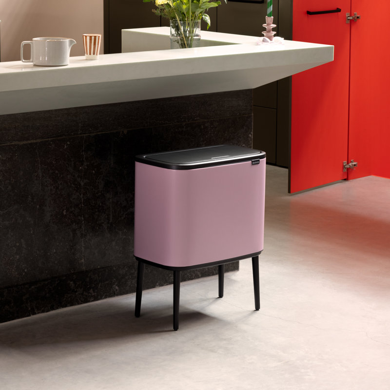 Brabantia Bo Touch Bin, 34 L, Lilac Pink