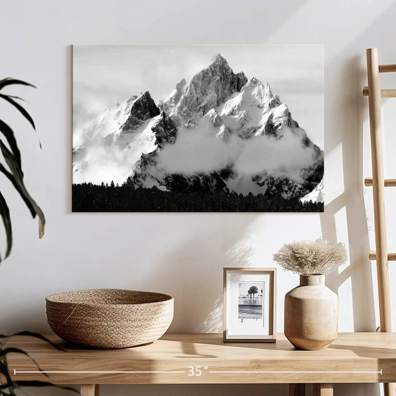 Grand Tetons enneigé Alvord, H 16 po x l 24 po