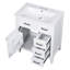 Meuble-lavabo autoportant 30 po - Armoire blanche avec lavabo et tiroirs en bois massif et tablette de construction-1853536020