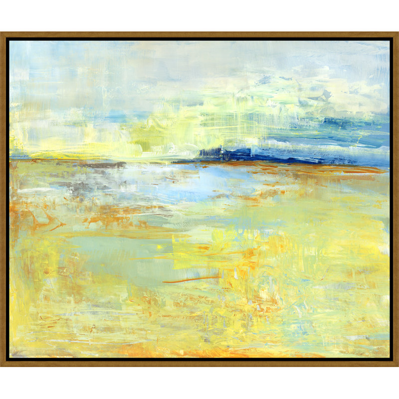 Landscape Impression III Painting by Mark Sargent, 25.75" H x 30.75" W x 1.5" D, Glass Coat