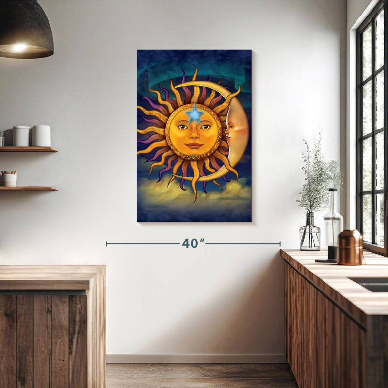 Oberle Sun Moon, 39" H x 26" W